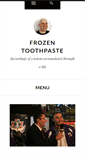 Mobile Screenshot of frozentoothpaste.com