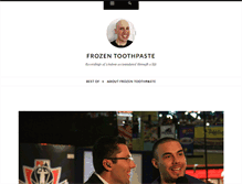 Tablet Screenshot of frozentoothpaste.com